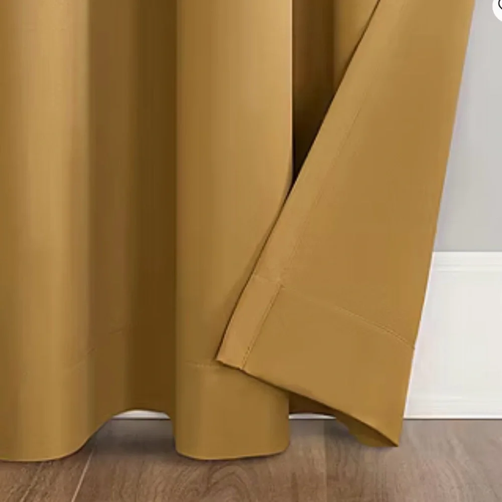 Sun Zero Saxon Grommet Top Energy Saving Blackout Single Curtain Panel 40x63